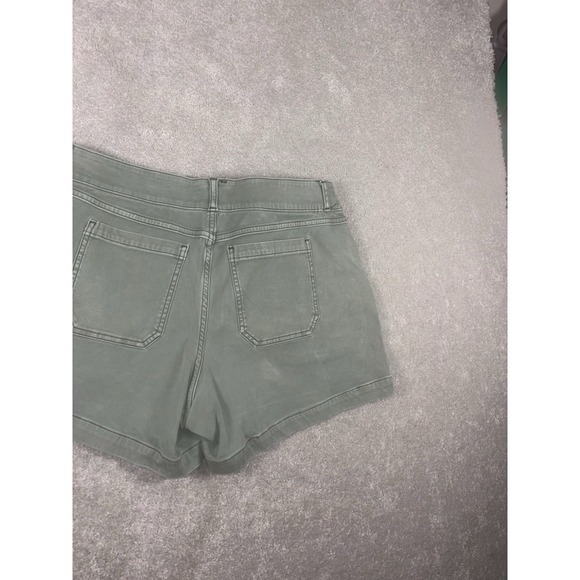 Spanx 5" Stretch Twill Shorts olive Size XL 20318 - Picture 5 of 9